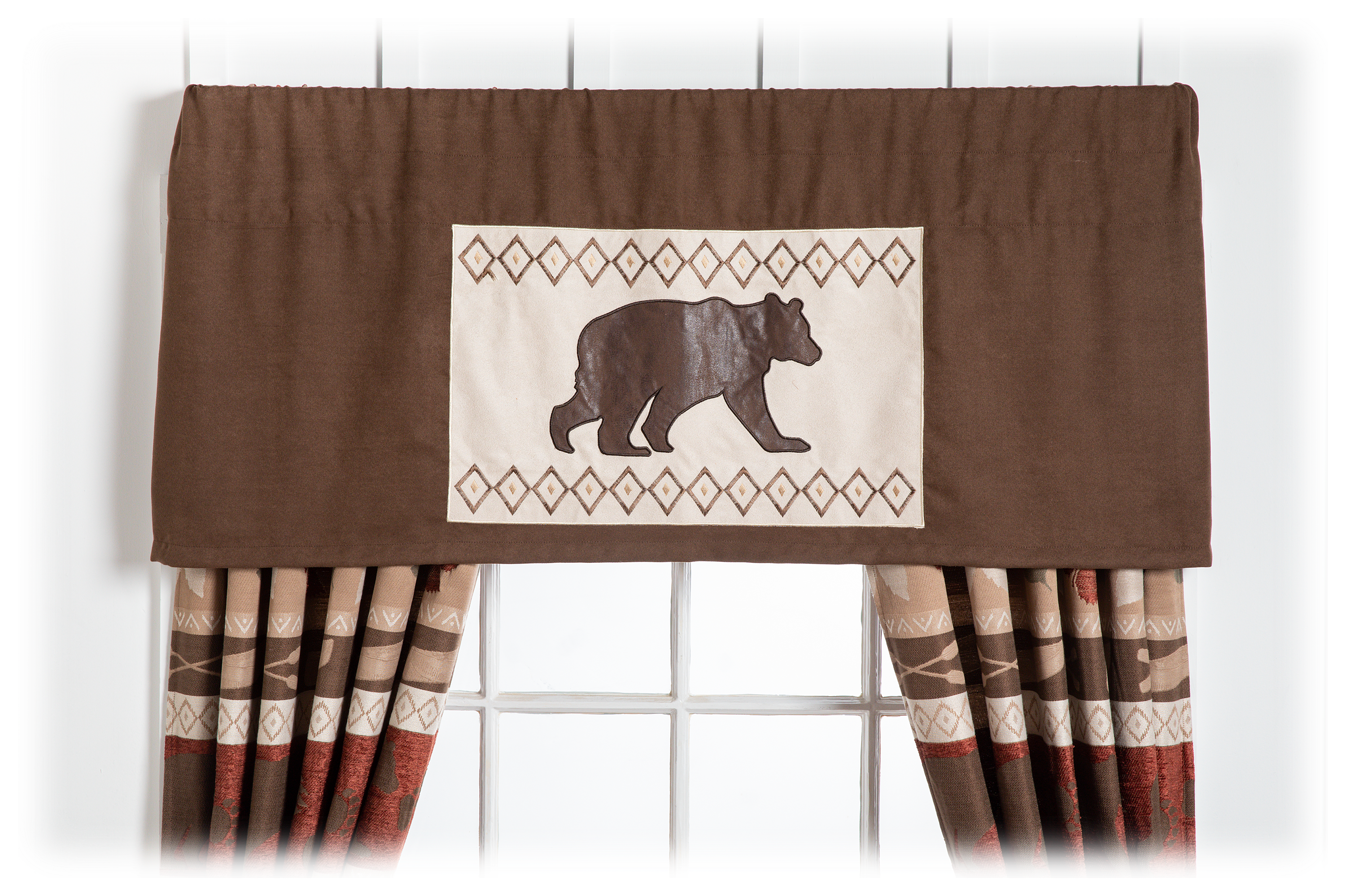 Bob Timberlake Bear Tracks Collection Drapes or Valance Bass Pro Shops